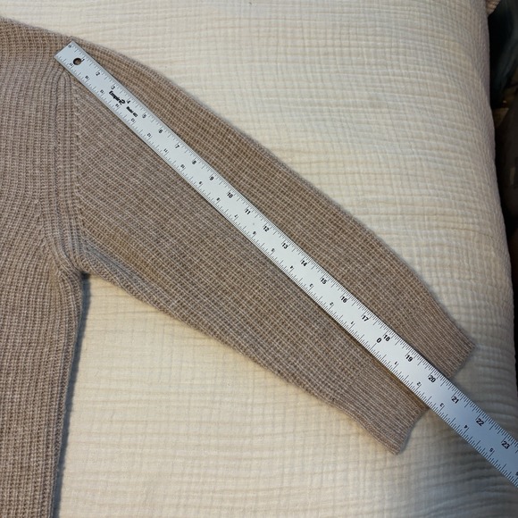 Quince Mongolian Cashmere Oversized Boyfriend Cardigan Sweater Sz XL Oatmeal - Picture 8 of 8